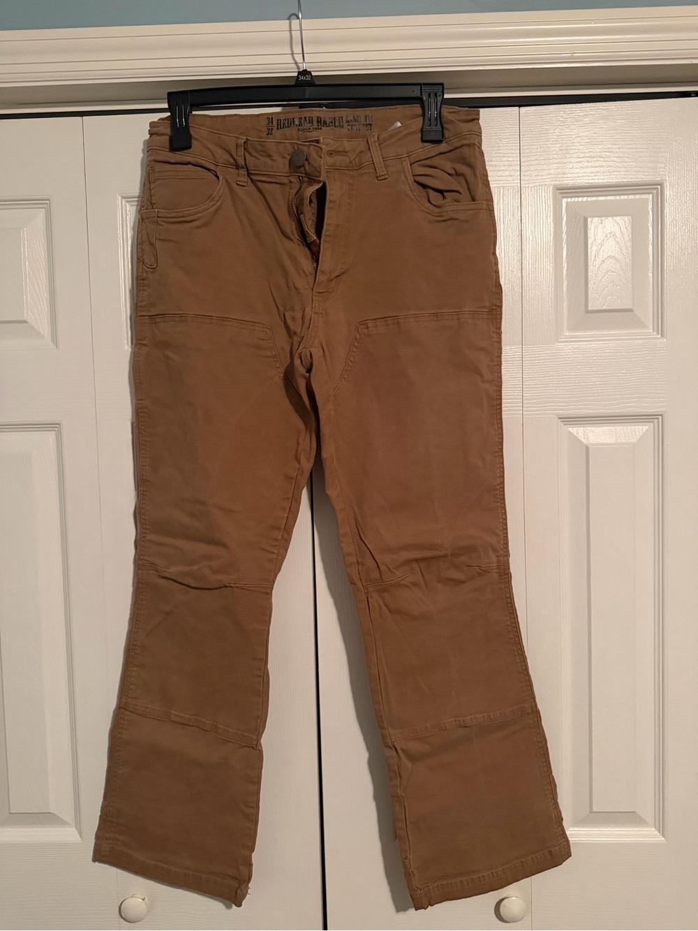 RedHead Ranch Boot Cut Pants Brown/Tan Size 34x32
